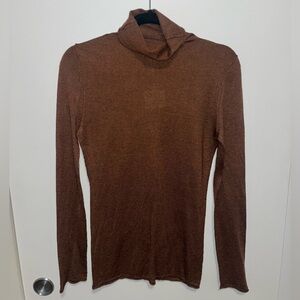 LINE Brown Turtleneck Sweater